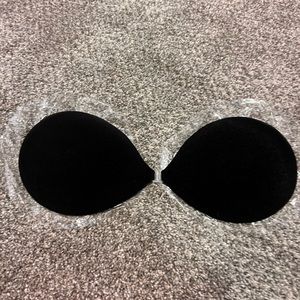 Black Sticky strapless push up bra - Cup size C